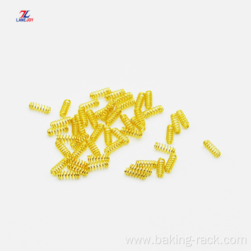sale very small gold plating compression spring